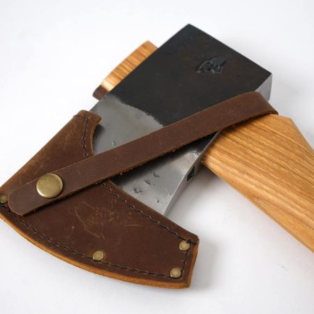 Detail image of a Brant & Cochran Allagash Cruiser, a Maine wedge-style axe