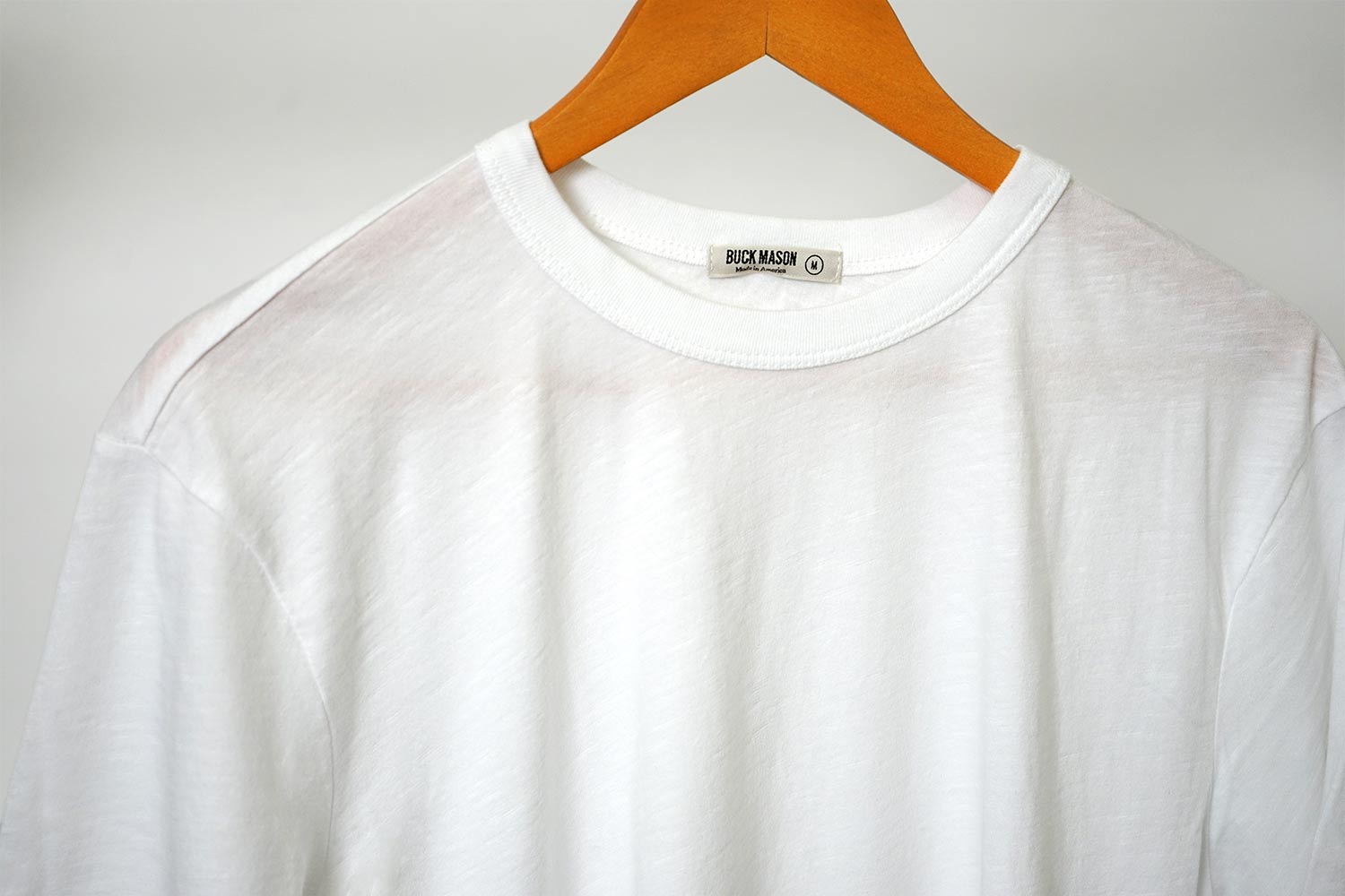 Buck Mason White Slub Classic Tee