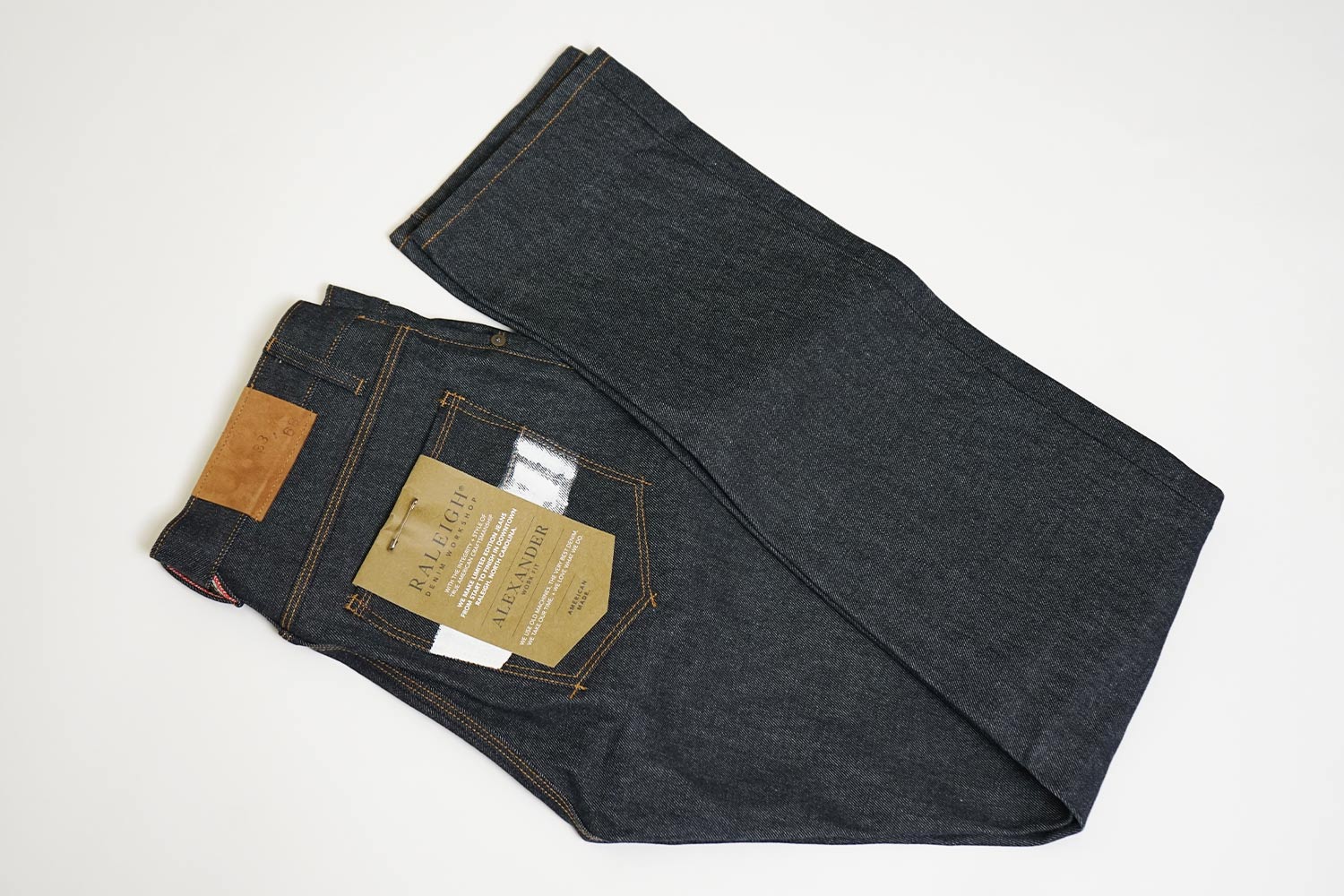 Raleigh Denim Workshop Alexander Selvage Raw Jeans