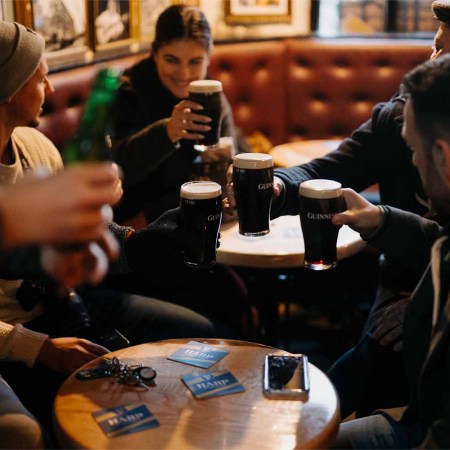 Drinking Guinness in Ireland