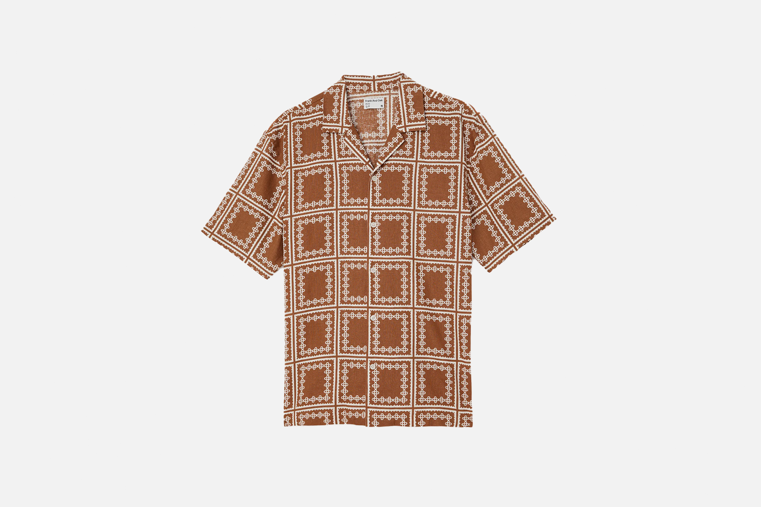 Frank And Oak The Print Camp Collar Shirt