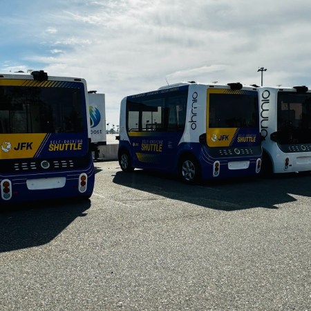 Self-driving airport shuttles