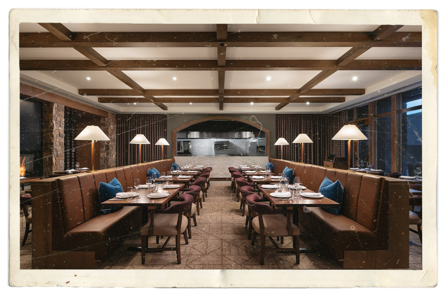 The restaurant at The Rusty Parrot: Wild Sage.