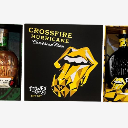The Hackney Diamonds limited-edition release of Crossfire Hurricane Rum