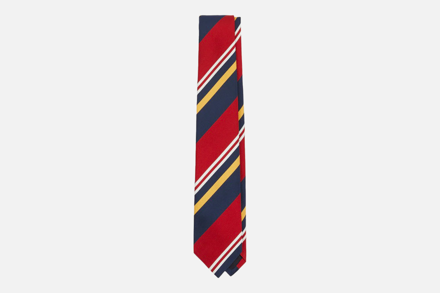 Drakeu0026amp;#8217;s Baiadera Stripe Mogador Tipped Tie