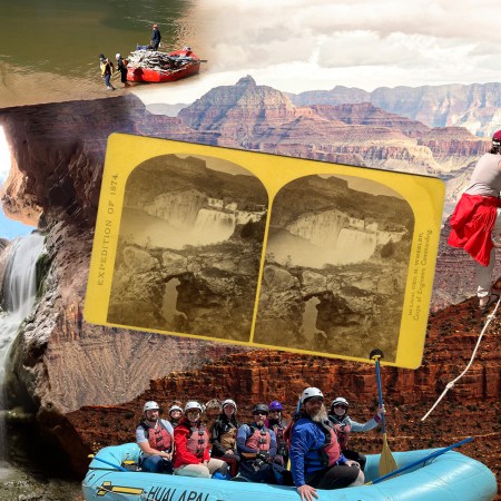 a collage of the grand canyon and activities you can do there
