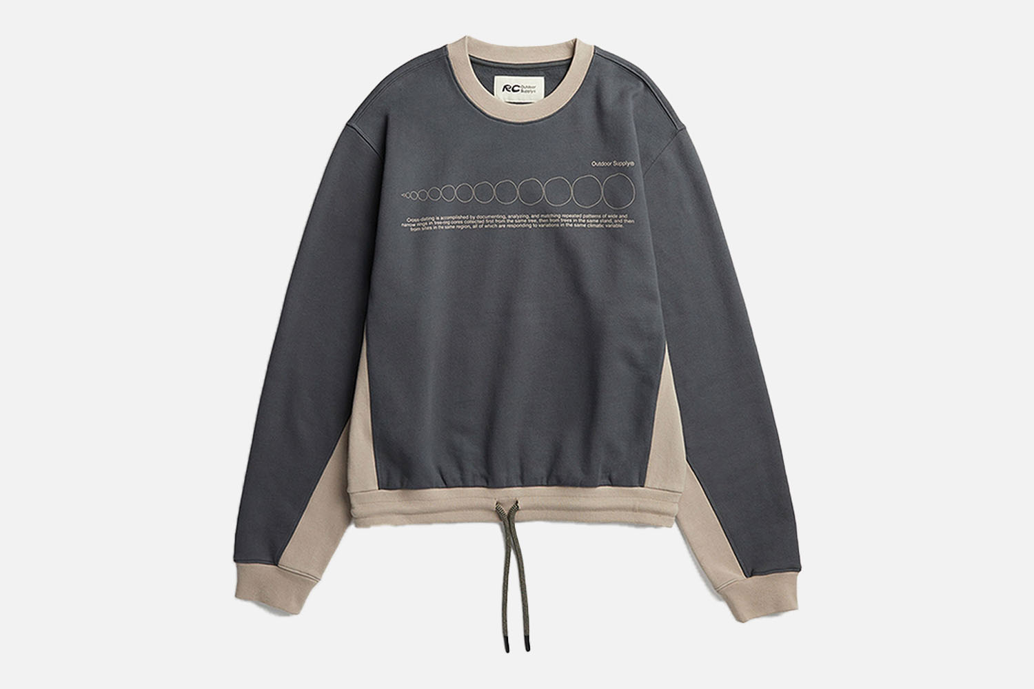 RC Outdoor Supply Tree Rings Crew Neck Sweatshirt