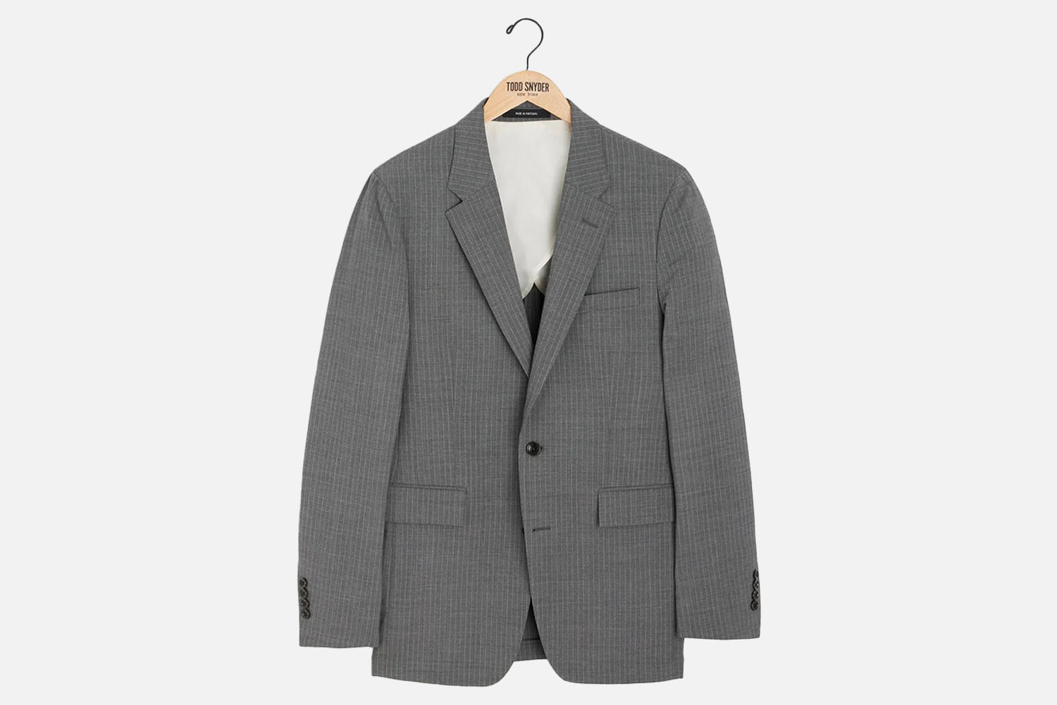 Todd Snyder Italian Wool Pinstripe Sutton Jacket