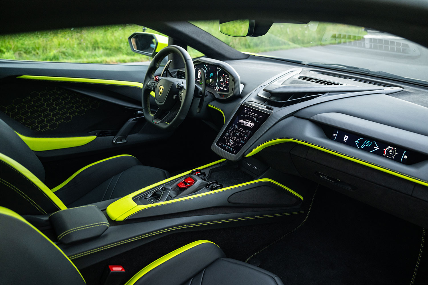An interior shot of the 2024 Revuelto