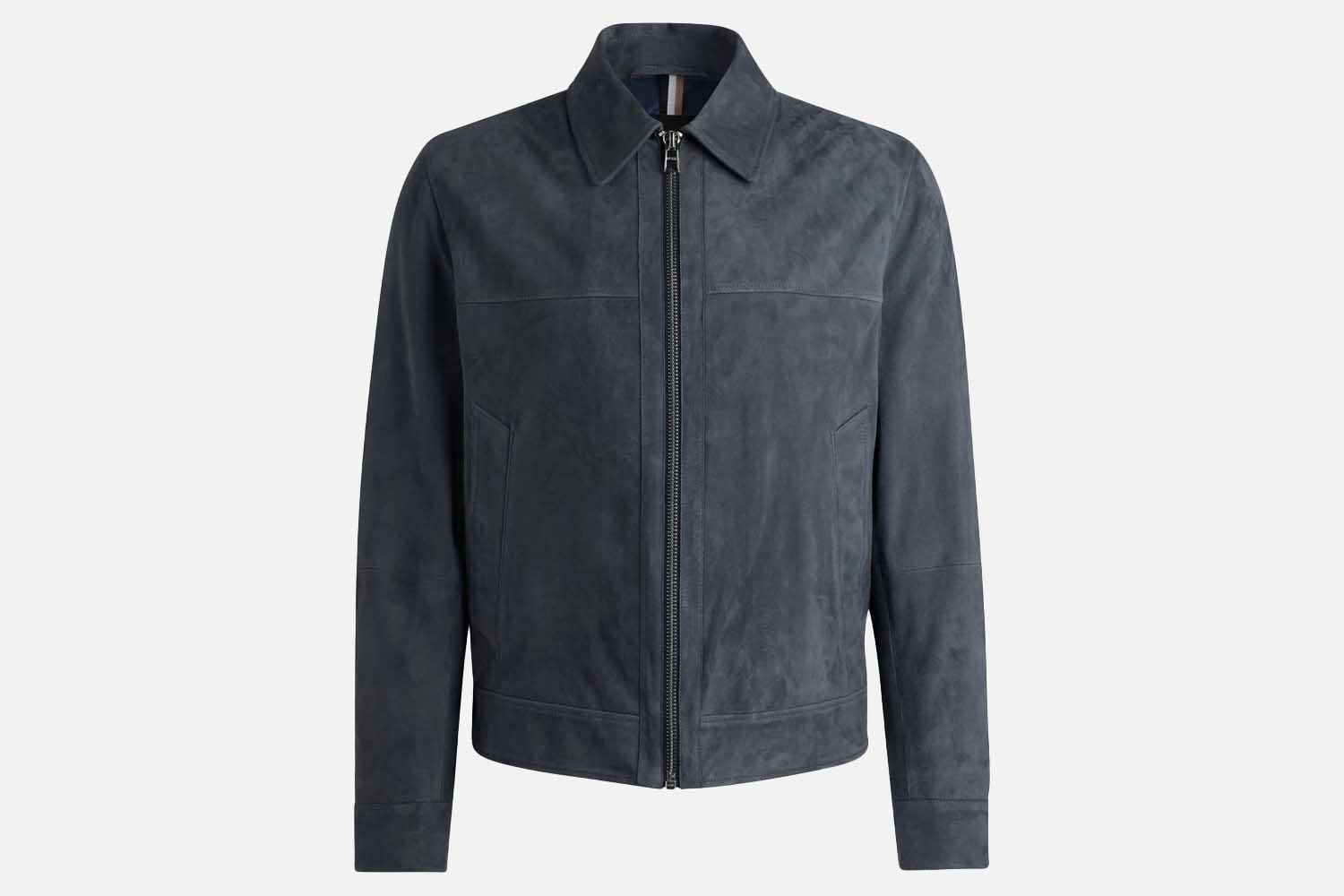 Boss Suede Zip-Up Jacket