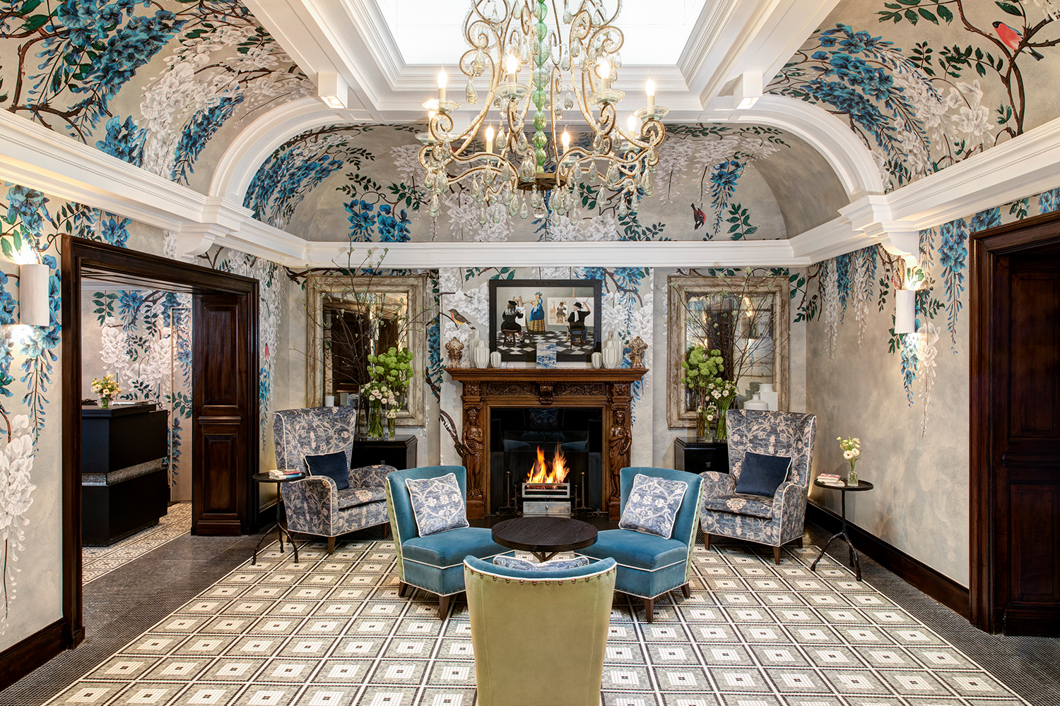 Brown's Hotel's front hall