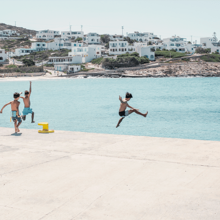 If you think the Cyclades are no place for the kids...think again