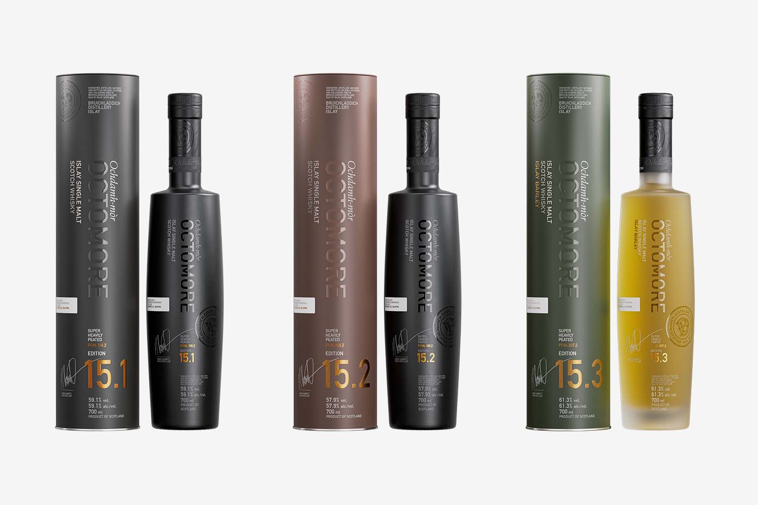 Octomore 15.1, 15.3, 15.3