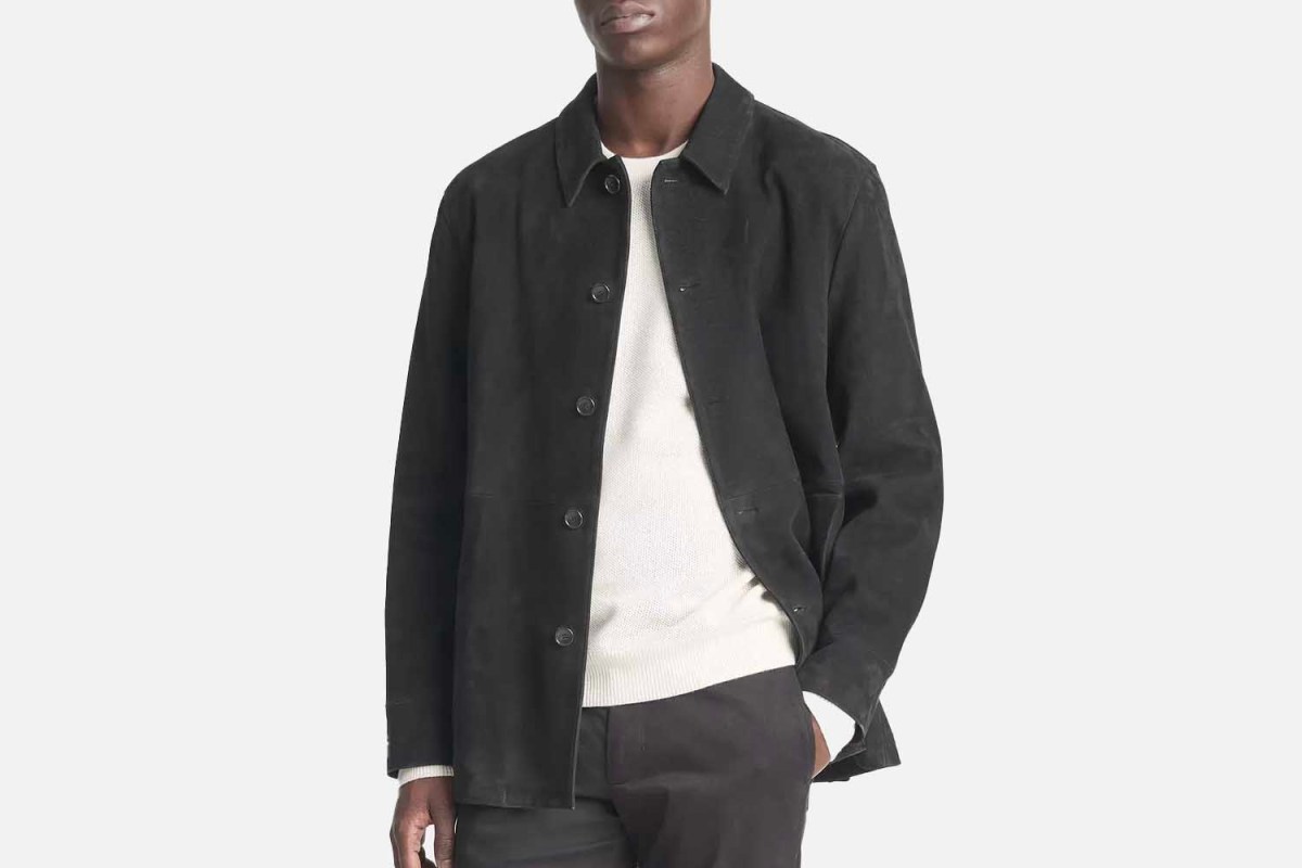 Vince Suede Car Coat