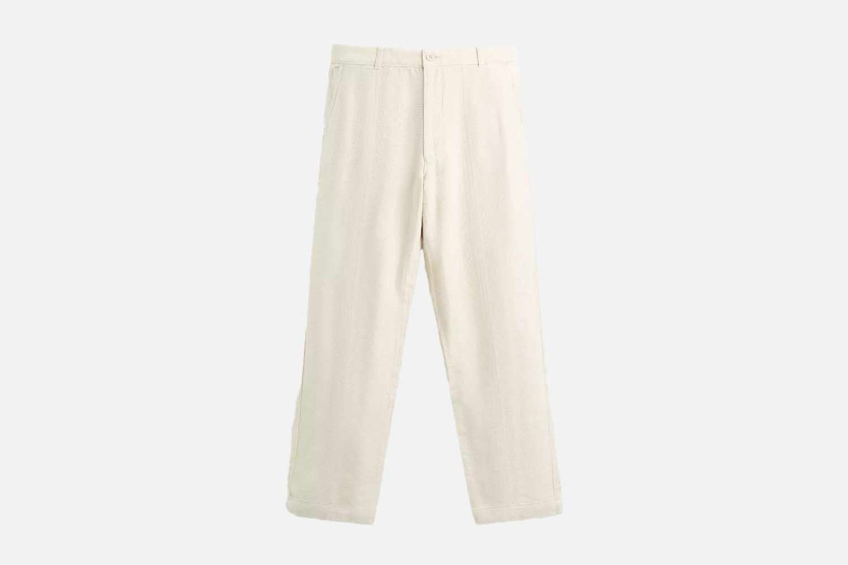 Zara Striped Jacquard Pants
