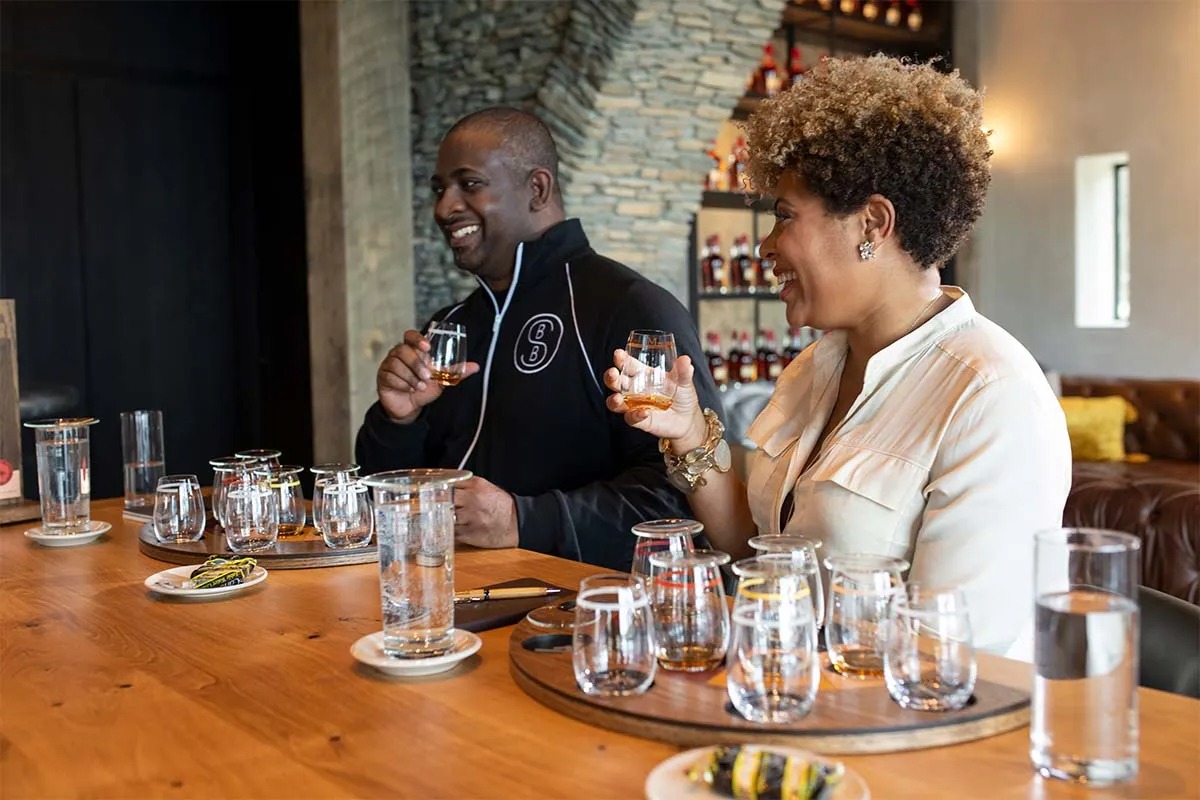Armond and Samara Davis of the Black Bourbon Society