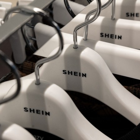 Shein logo on hangers