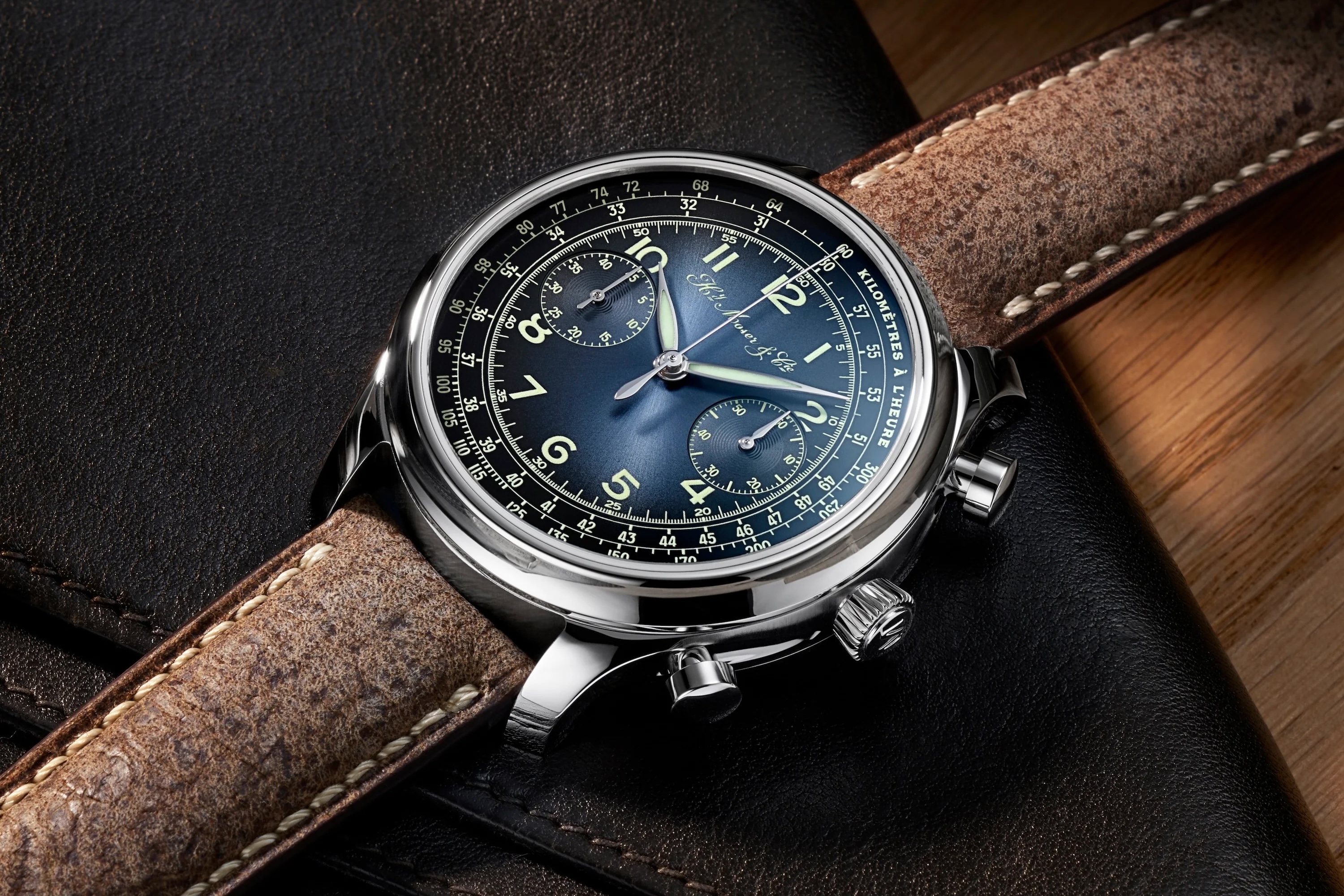 H. Moser &amp; Cie x Massena LAB Endeavour Chronograph