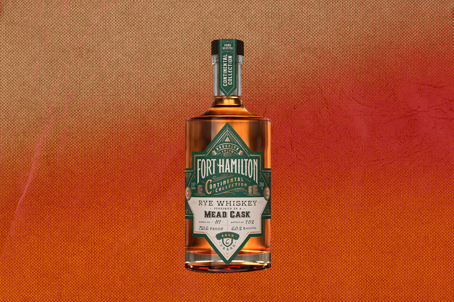 Fort Hamilton Continental Collection Mead Finished Rye