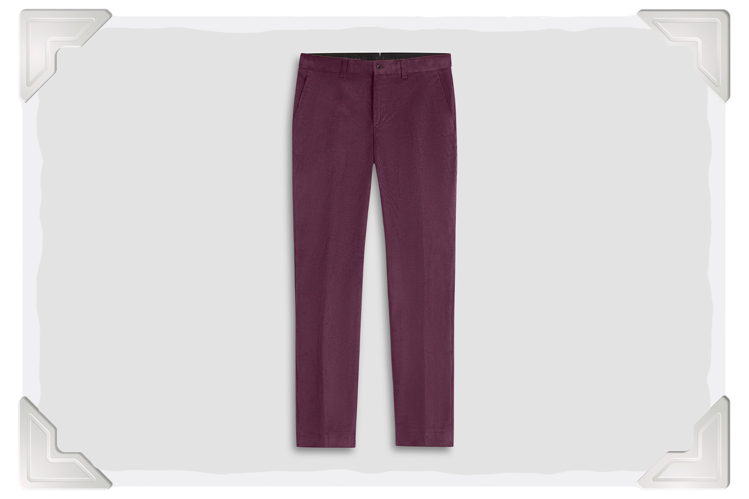 BUGATCHI Comfort Stretch Corduroy Dress Pants 