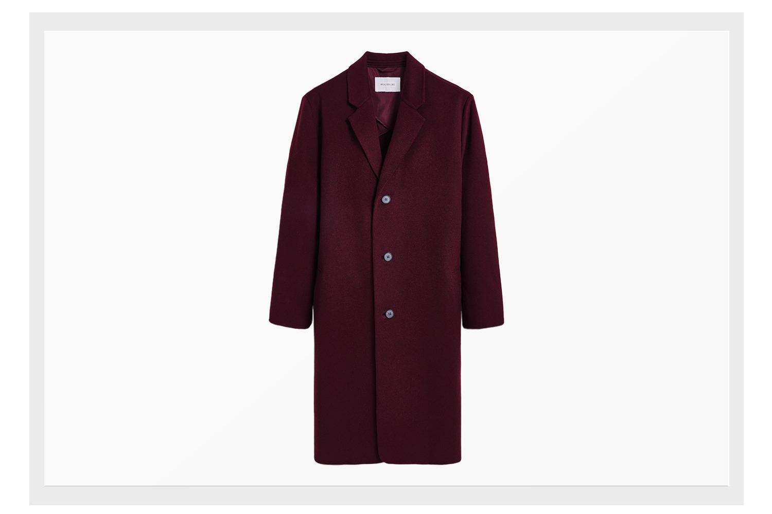 BUGATCHI Full Length Wool Coat