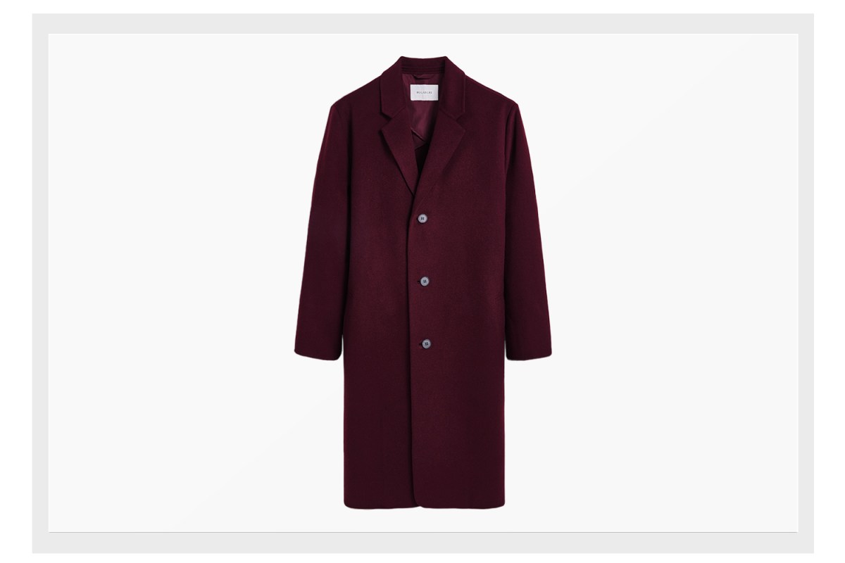 BUGATCHI Full Length Wool Coat