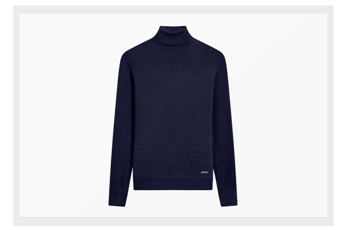 BUGATCHI Sawyer Turtle Neck Super Merino Sweater