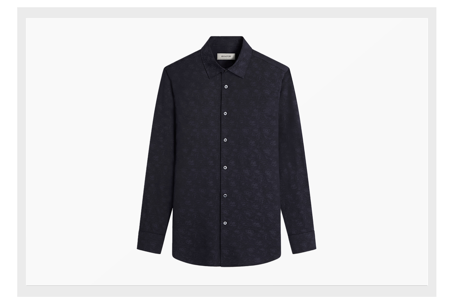 BUGATCHI Julian Tonal Jacquard Shirt