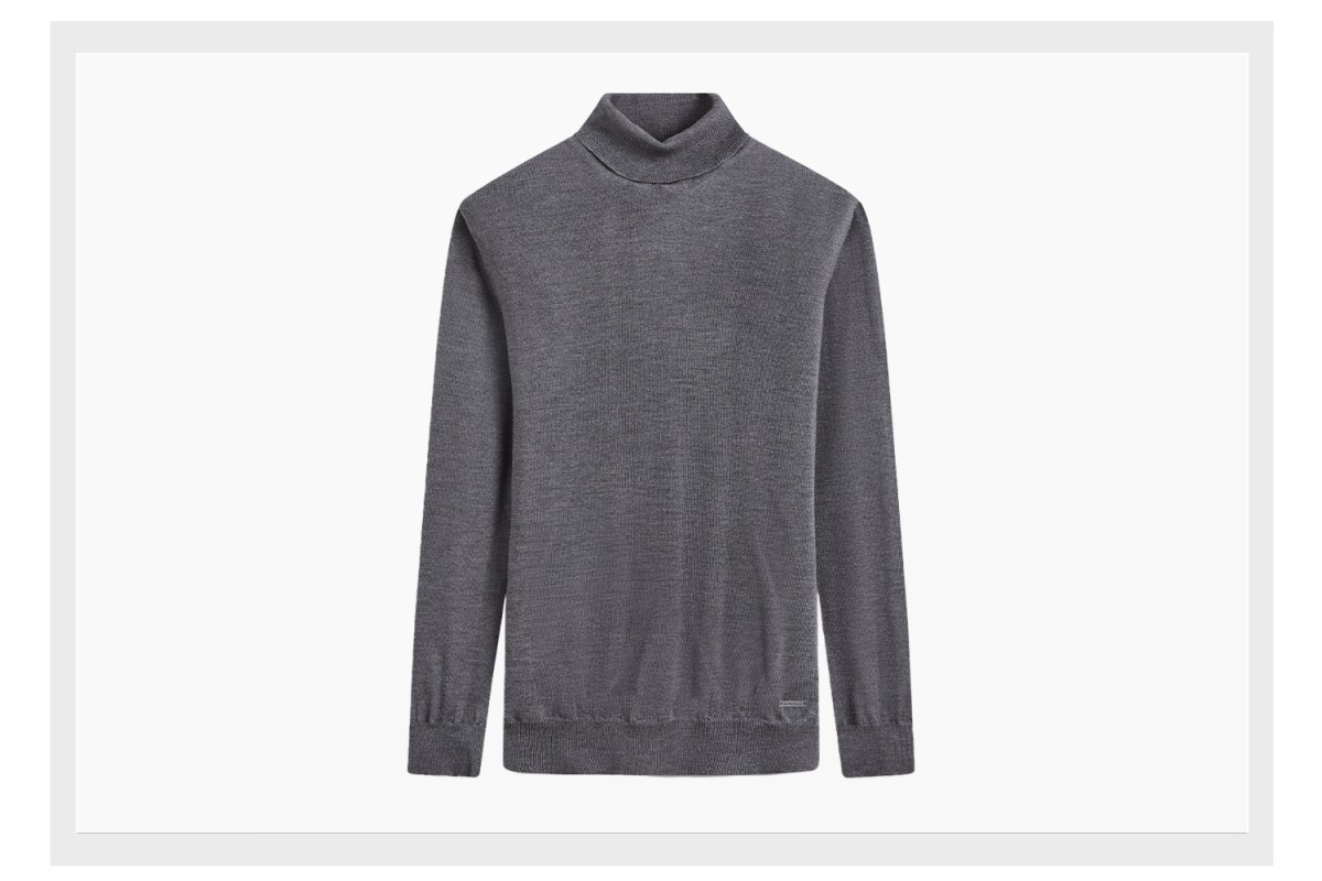BUGATCHI Sawyer Turtle Neck Super Merino Sweater