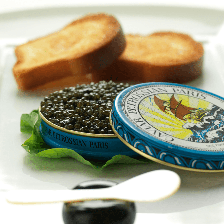 Caviar offered at The Inn at Little Washington.