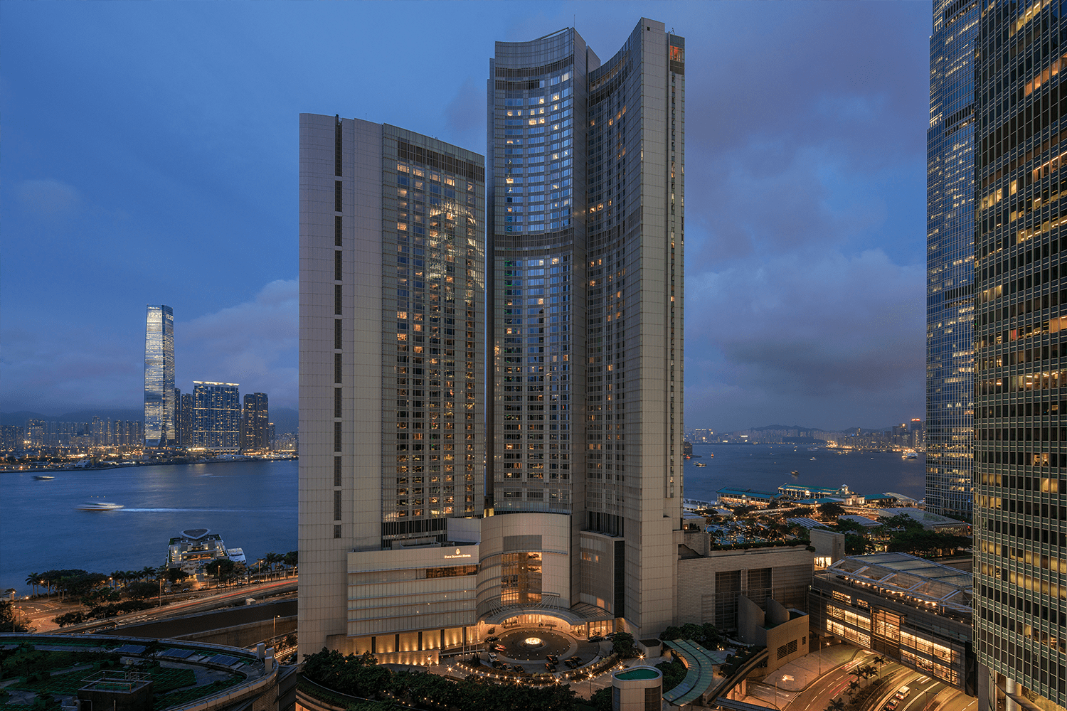 The hotel's facade