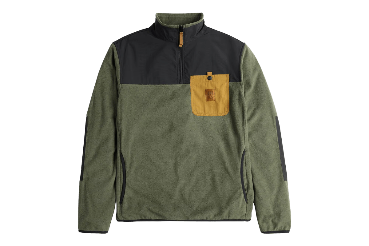 Topo Designs Vista 1/4-Zip Lightweight Fleece