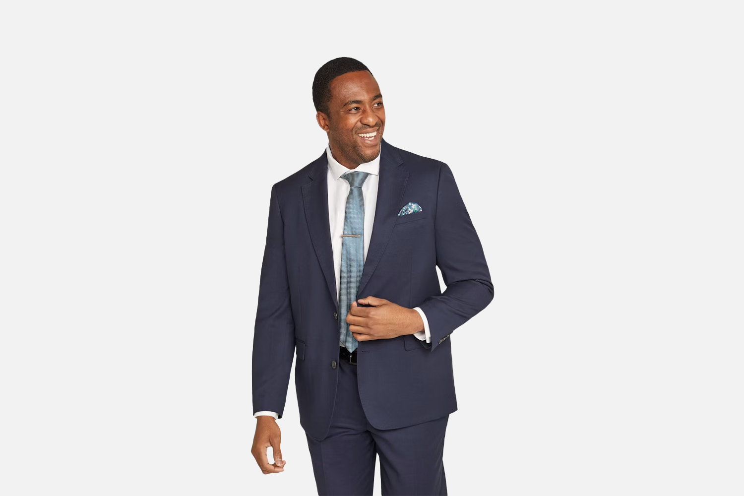Johnny Bigg Navy Dalton Stretch Suit Jacket