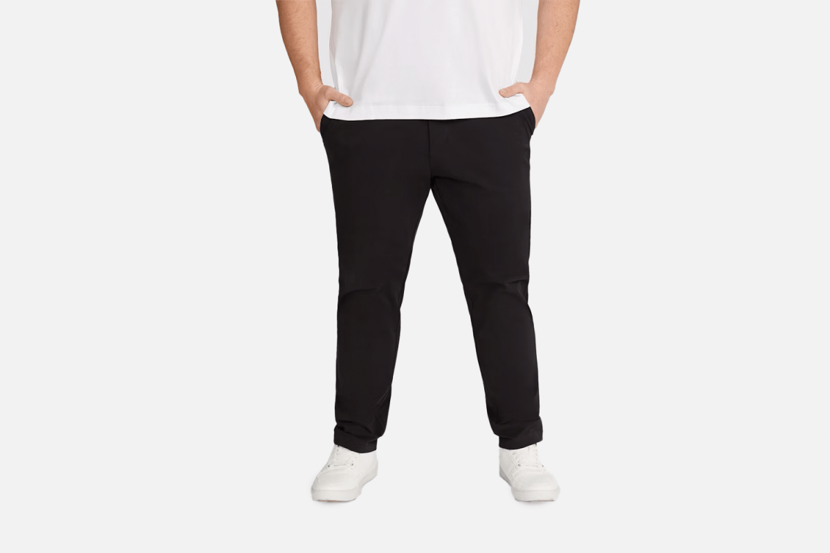 Johnny Bigg Black Comfort Flex Chino