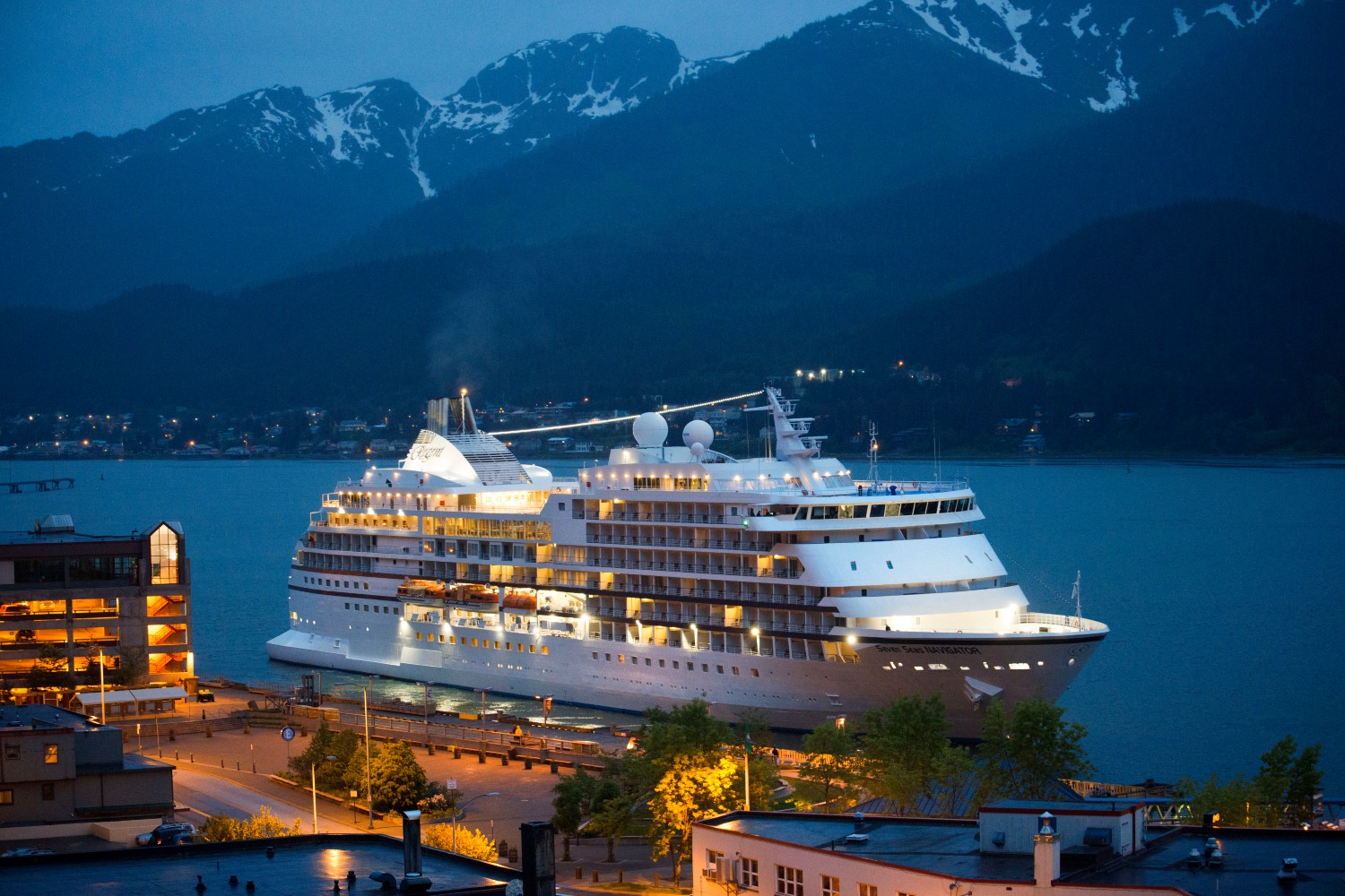 Cruise ship in Juneau, Alaska