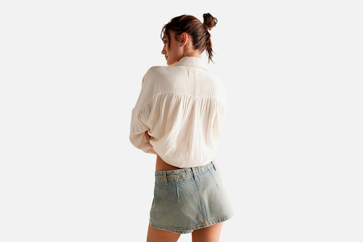 Free People We The Free Gallivanting Peekaboo Skort