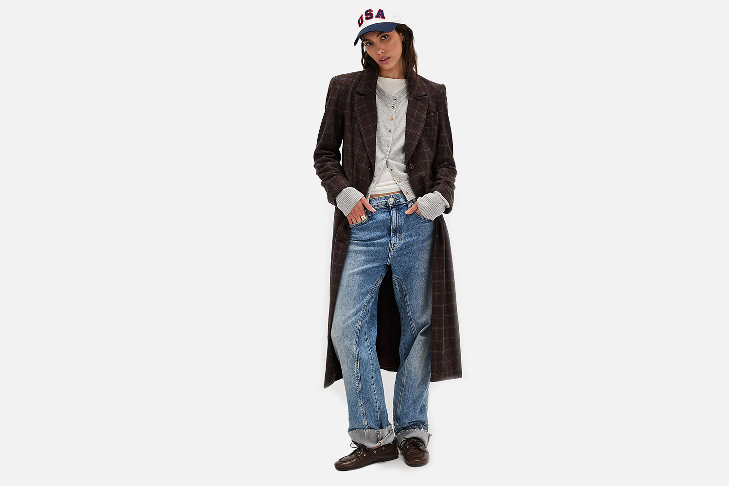 Free People Hailey Tweed Duster