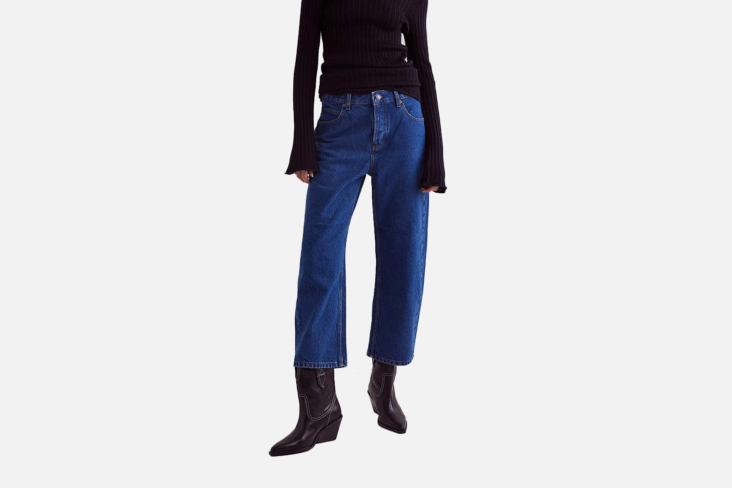 Free People We The Free Deep Trance Dropped Boyfriend Jeans