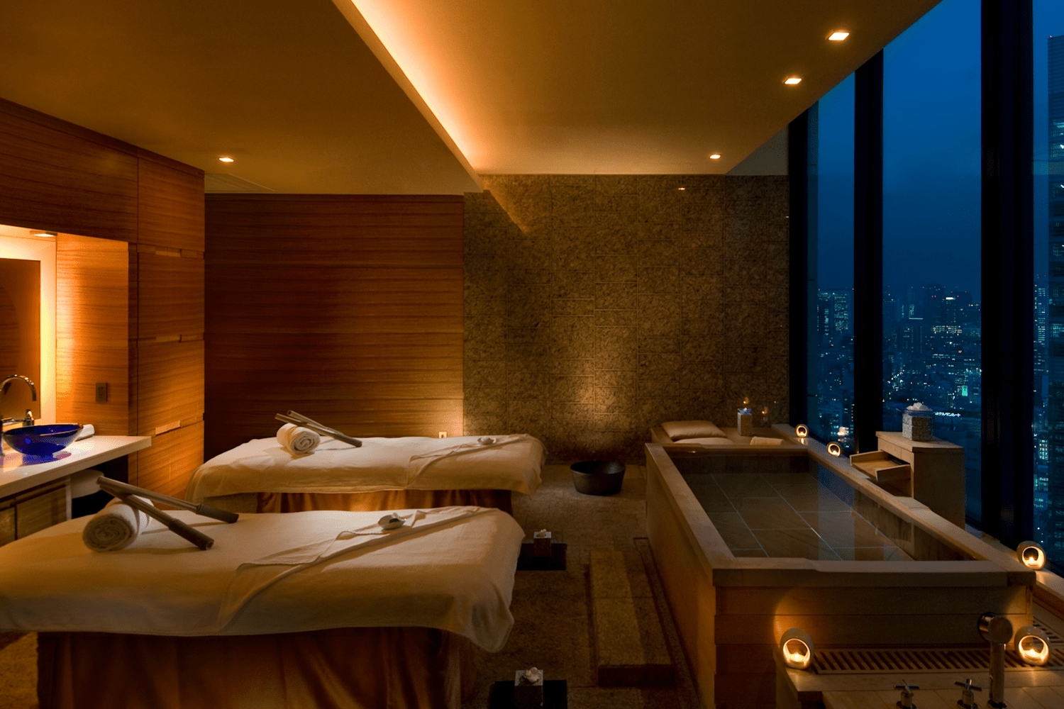 A treatment room at the Conrad Tokyo