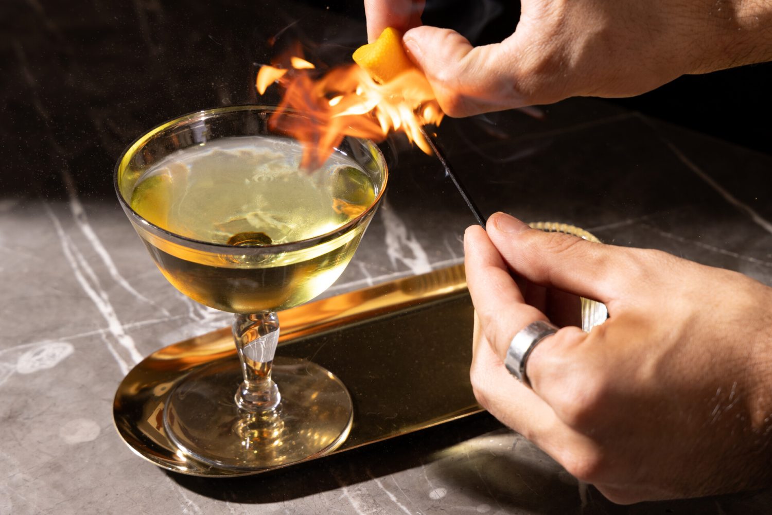 Bandista's Flame of Love cocktail