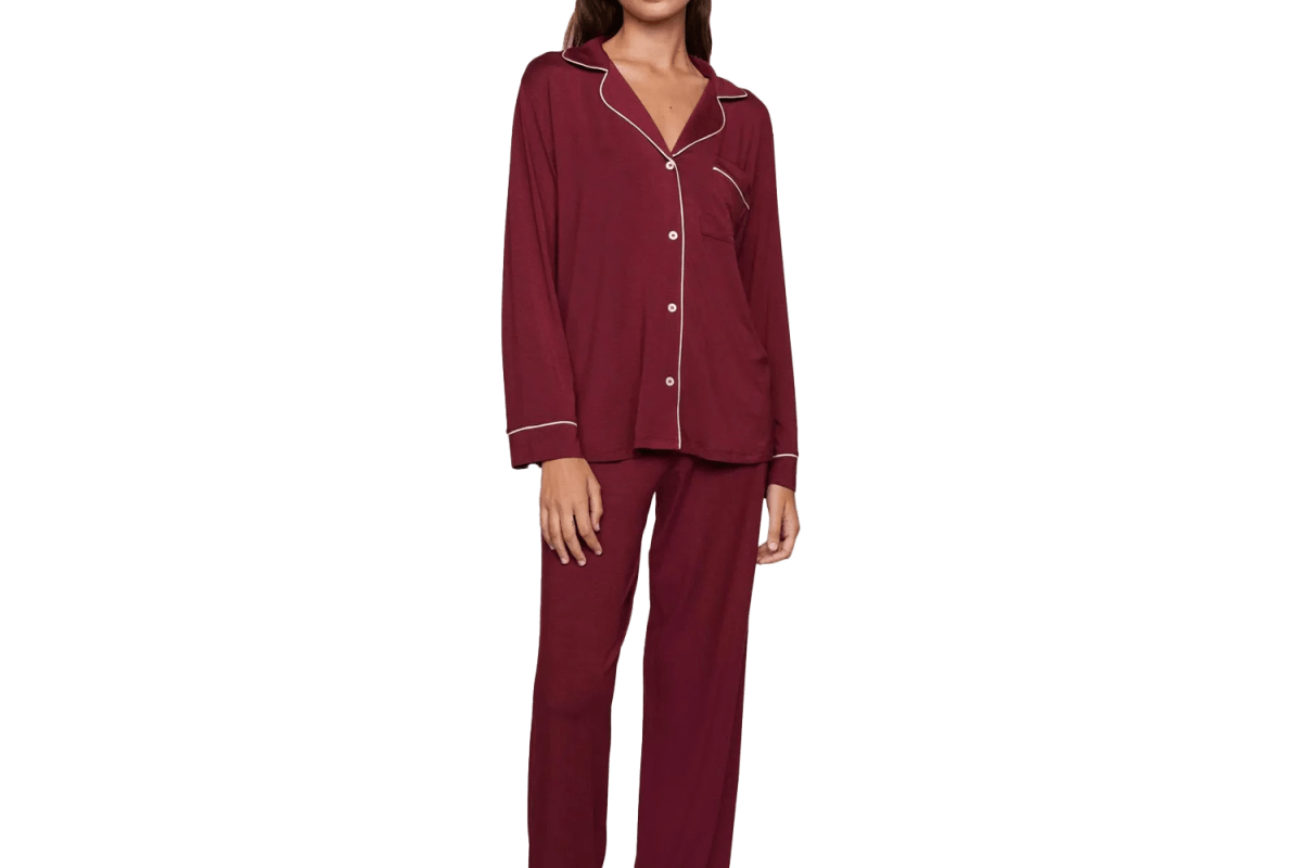 Eberjey Gisele Tencel Modal Long PJ Set