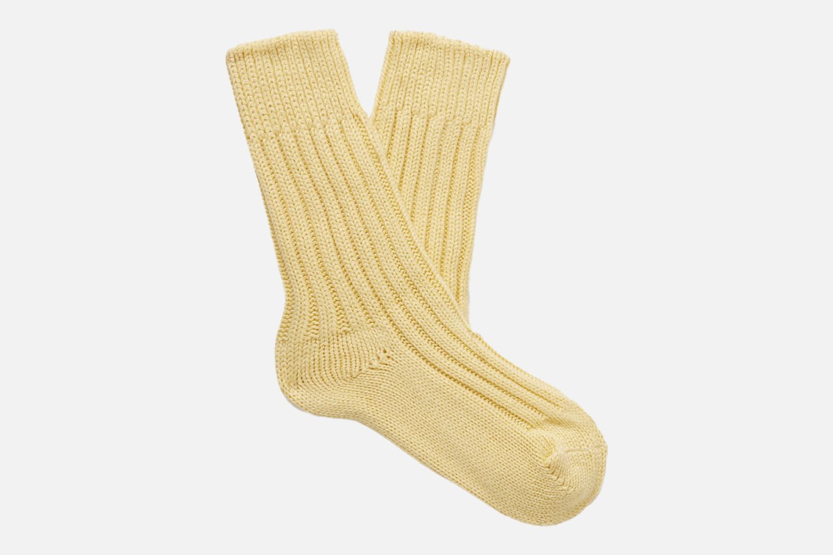 <br>For Truly Stuntin': The Elder Statesman Yosemite Ribbed Cashmere Socks
