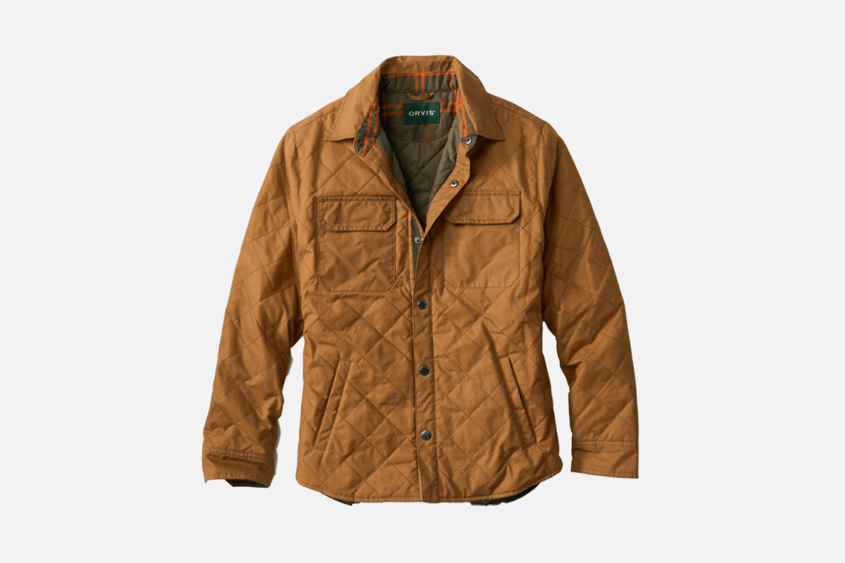 Orvis Bethel Waxed Cotton Shirt Jacket