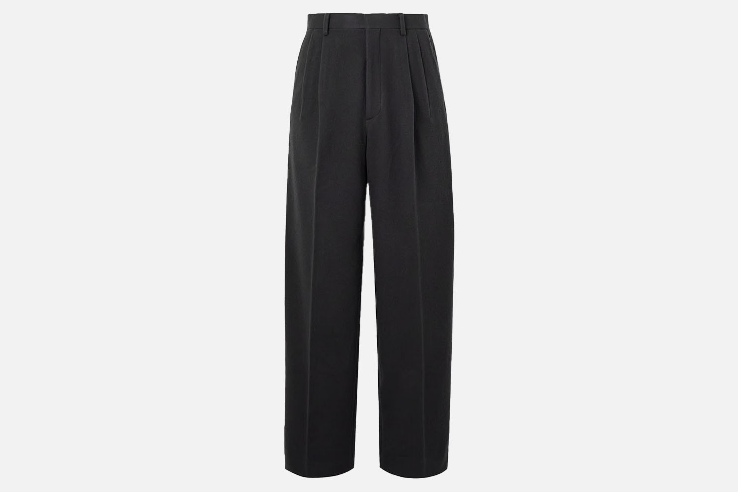 Auralee Straight-Leg Pleated Super 180s Flannel Trousers