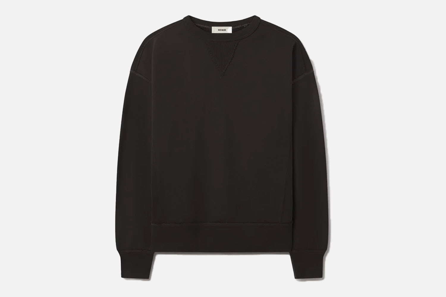 Buck Mason Welterweight Double V Crew Sweatshirt