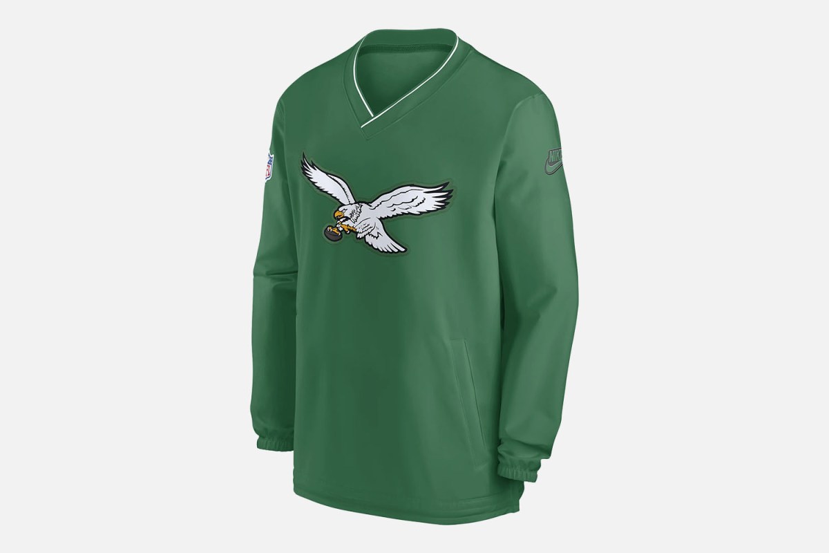 Nike Philadelphia Eagles Logo Long-Sleeve Windshirt