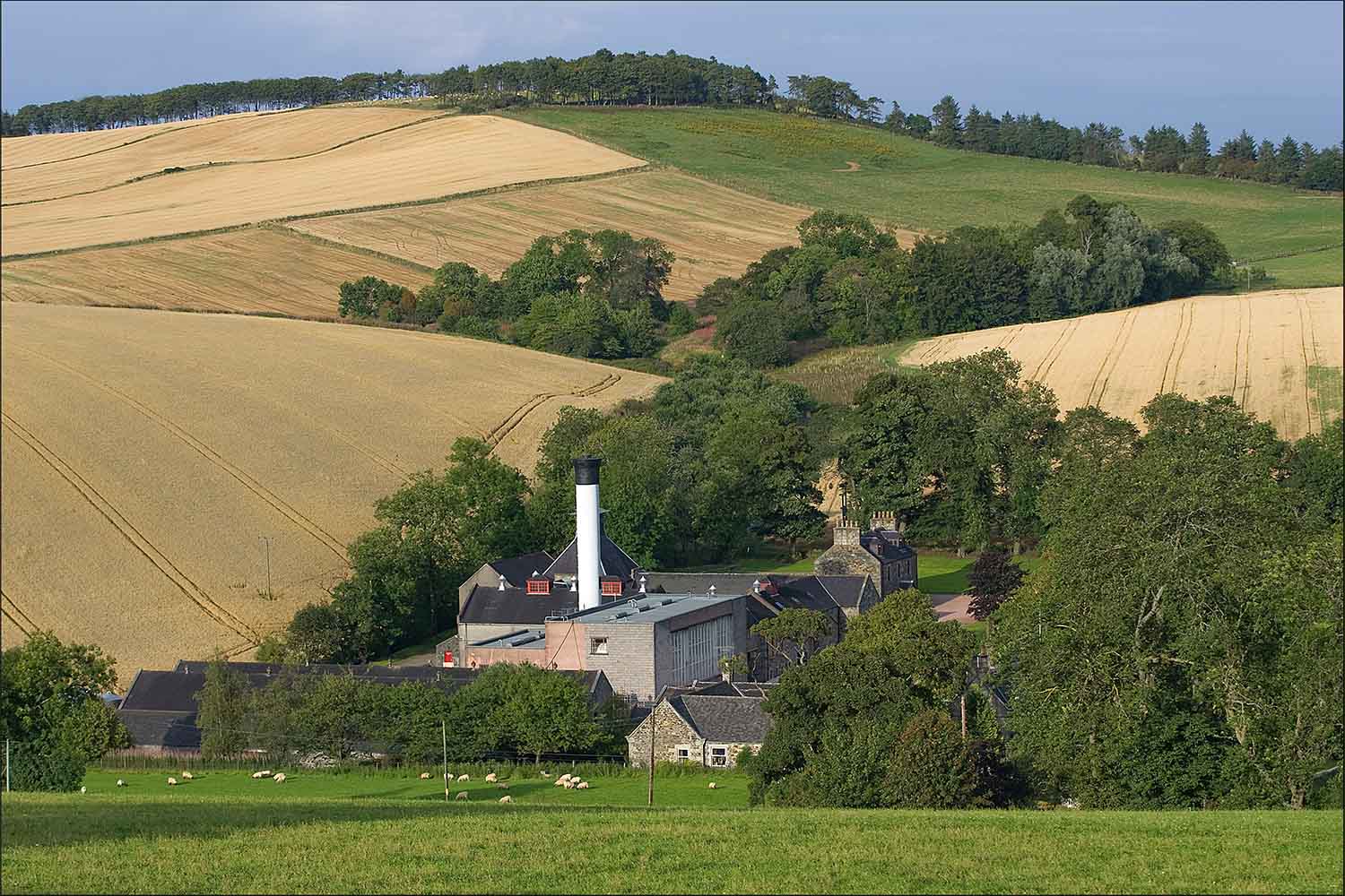 The area around the Glendronach distillery