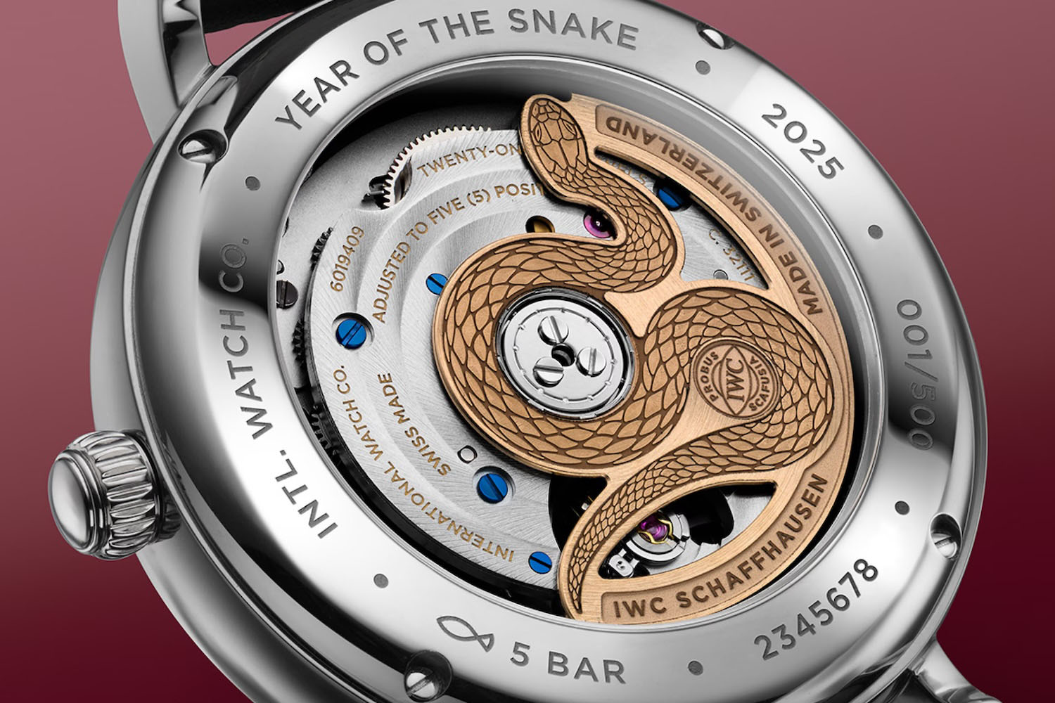 IWC Portofino Automatic Moon Phase 37mm "Year of the Snake"