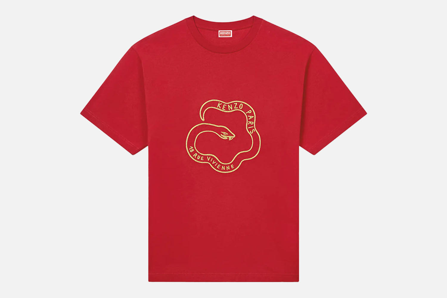 Kenzo Paris ‘Lunar New Year’ Embroidered Oversized T-Shirt