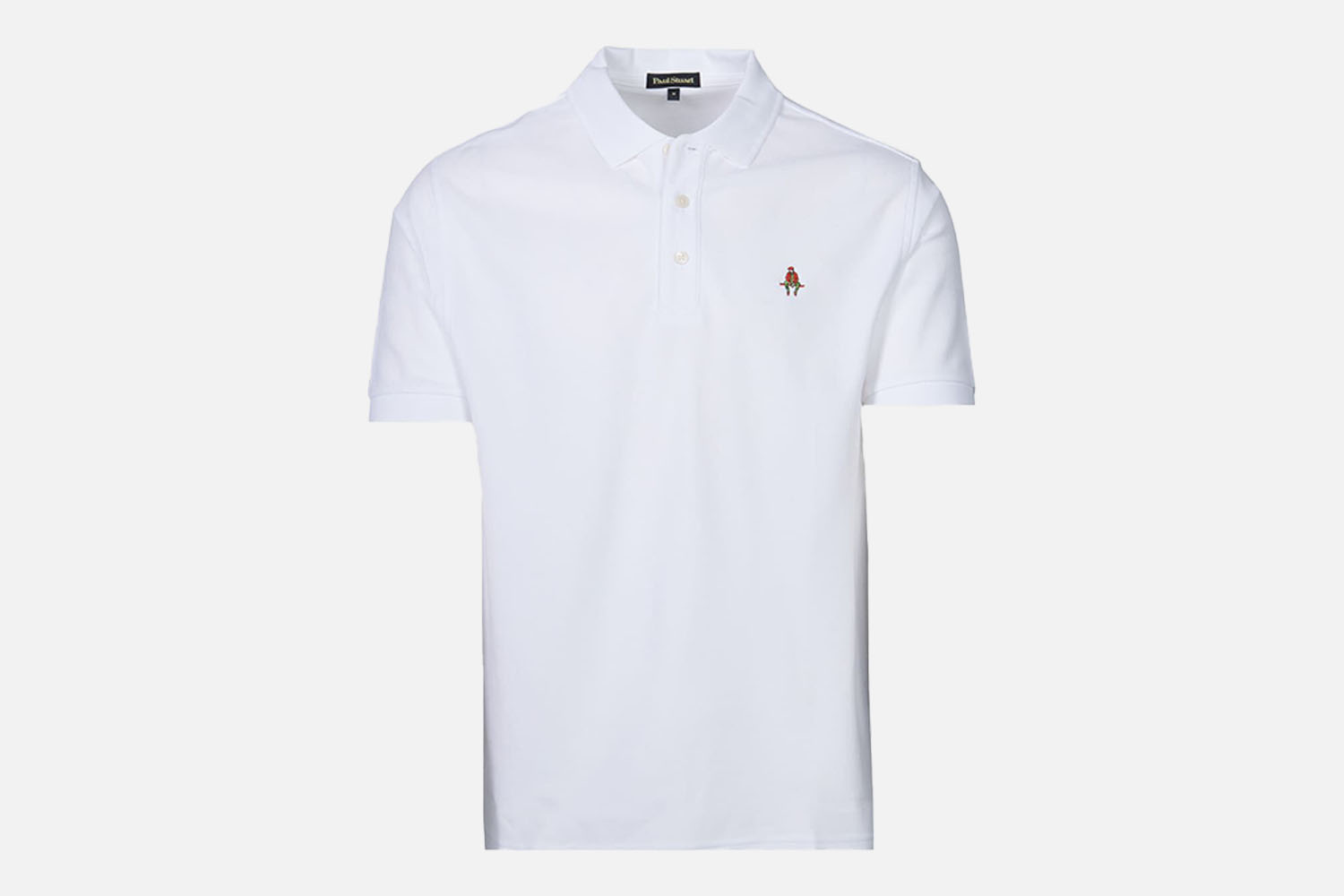 Paul Stuart Cotton Piqué Logo Polo